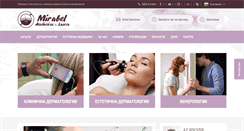 Desktop Screenshot of dermamirabel.com
